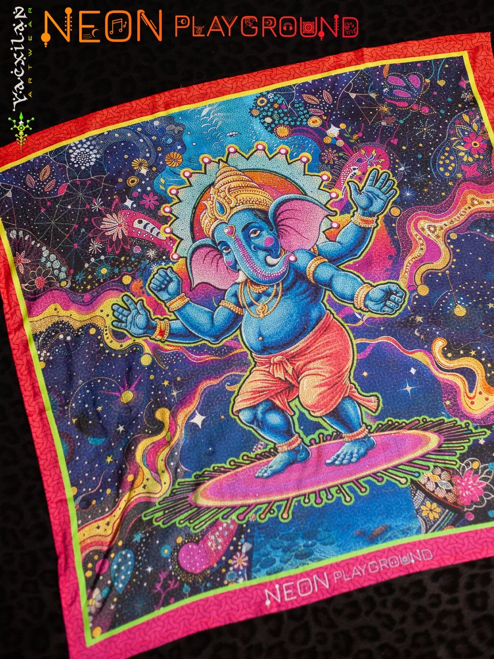 ~Cosmic Ganesha Bandana~(Bamboo Fiber)