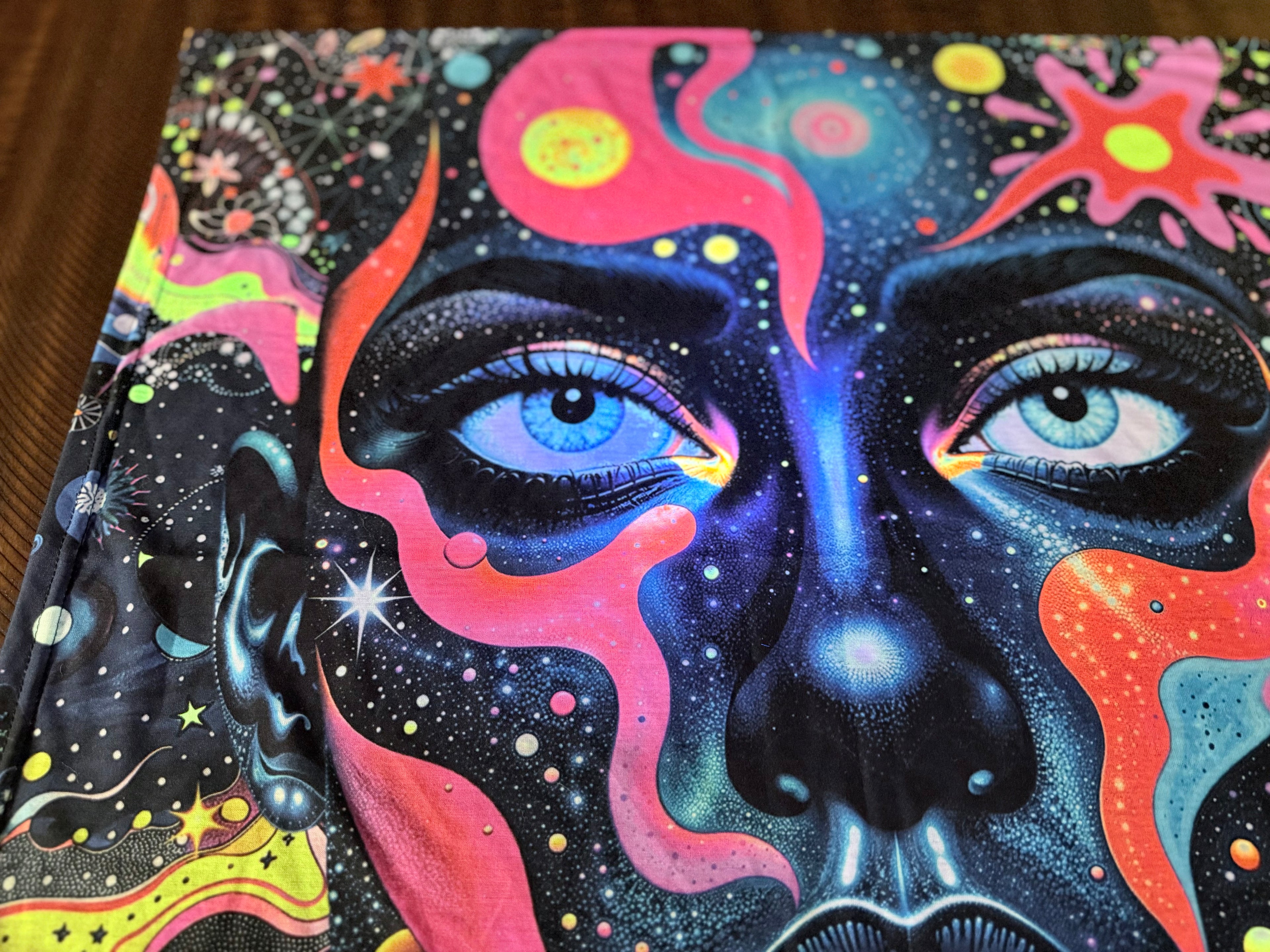 ‘Cosmic Gaze’ Bandana(UV/Blacklight Reactive)-Limited to 25