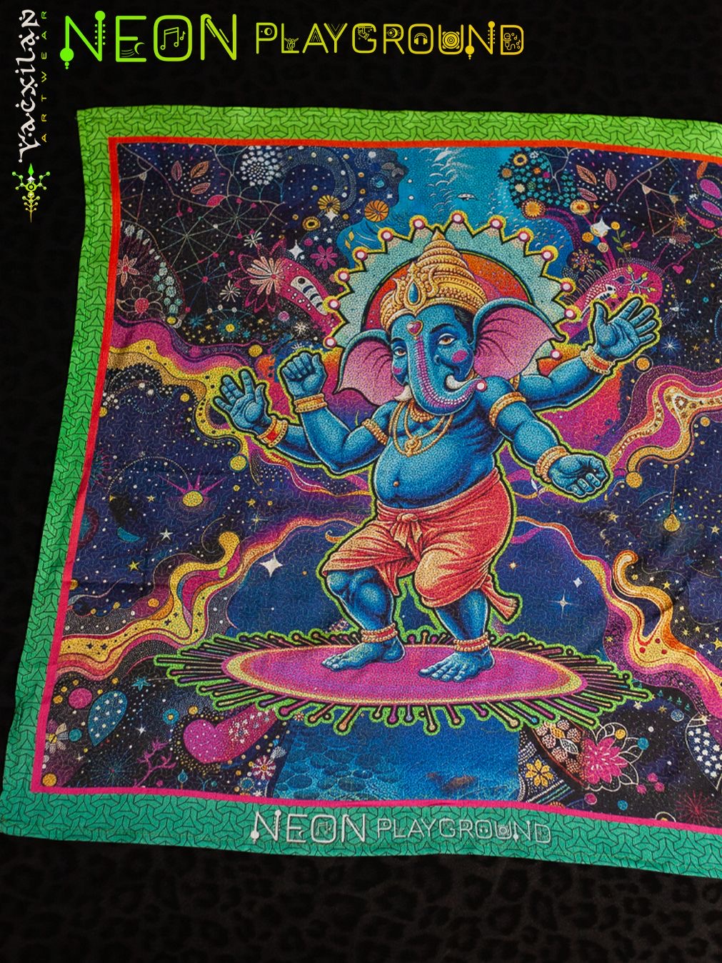 ~Cosmic Ganesha Bandana~(Bamboo Fiber)