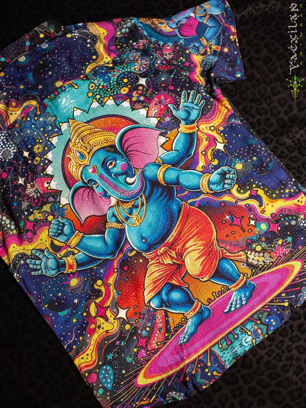 Dancing Ganesha Bamboo button up shirt(Limited to 100)