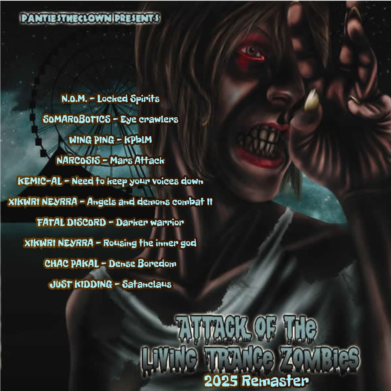 V/A Return of the Living Trance Zombies(2025)-USB Toilet(Limited Glow in the dark)