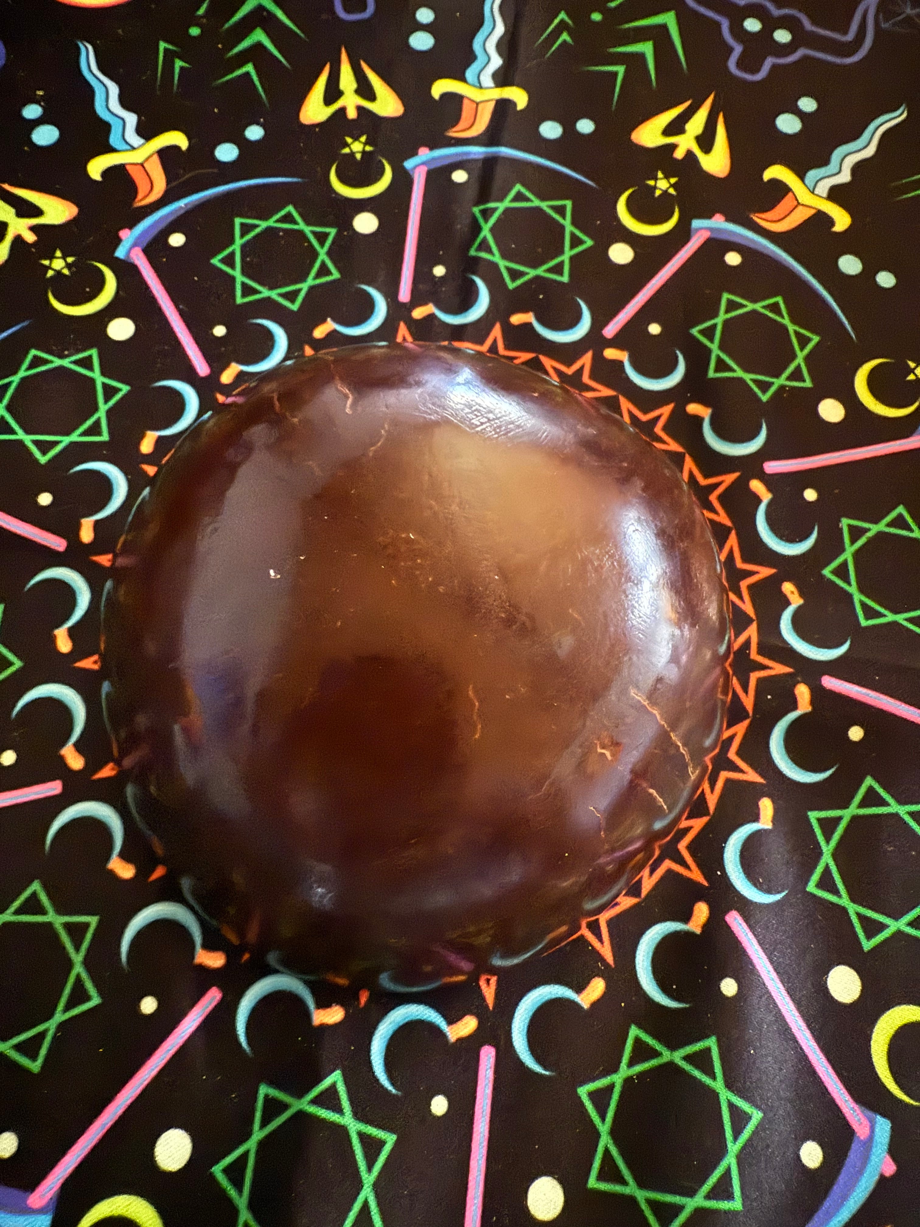 Coconut Mixing Bowl(Glow/UV) ‘Bricks and Scales’ 1/1