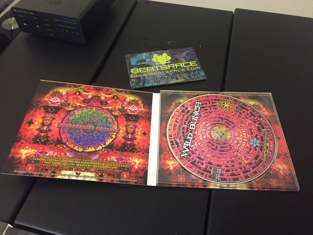 V/A: Wild Bunch-Compiled by Nicolo (CD/Out of print)-PsyberTribe Records(2021)