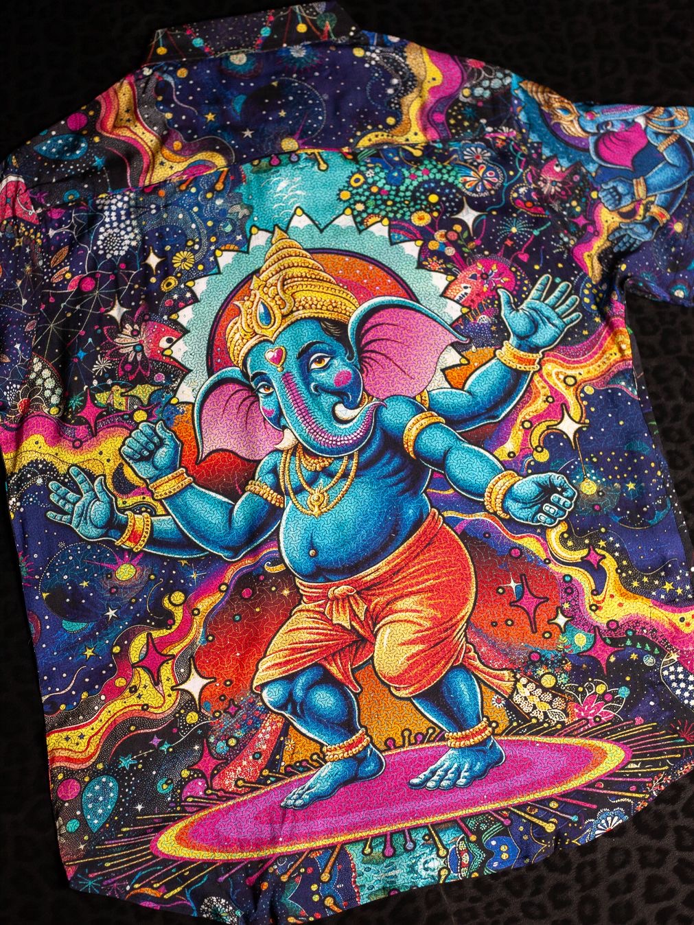 Dancing Ganesha Bamboo button up shirt(Limited to 100)