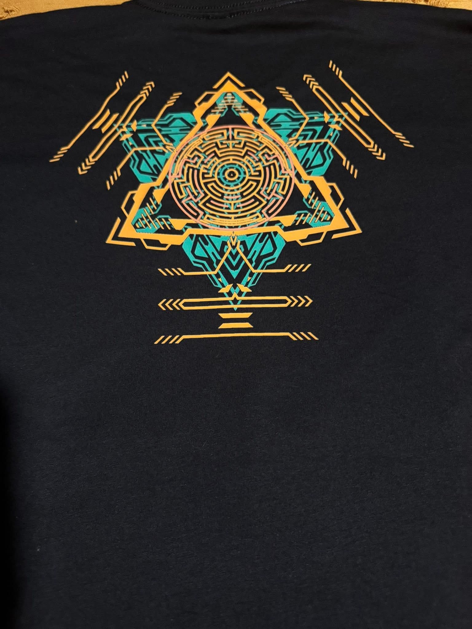 Techno Labyrinth(UV/Blacklight Reactive)-Double Sided-