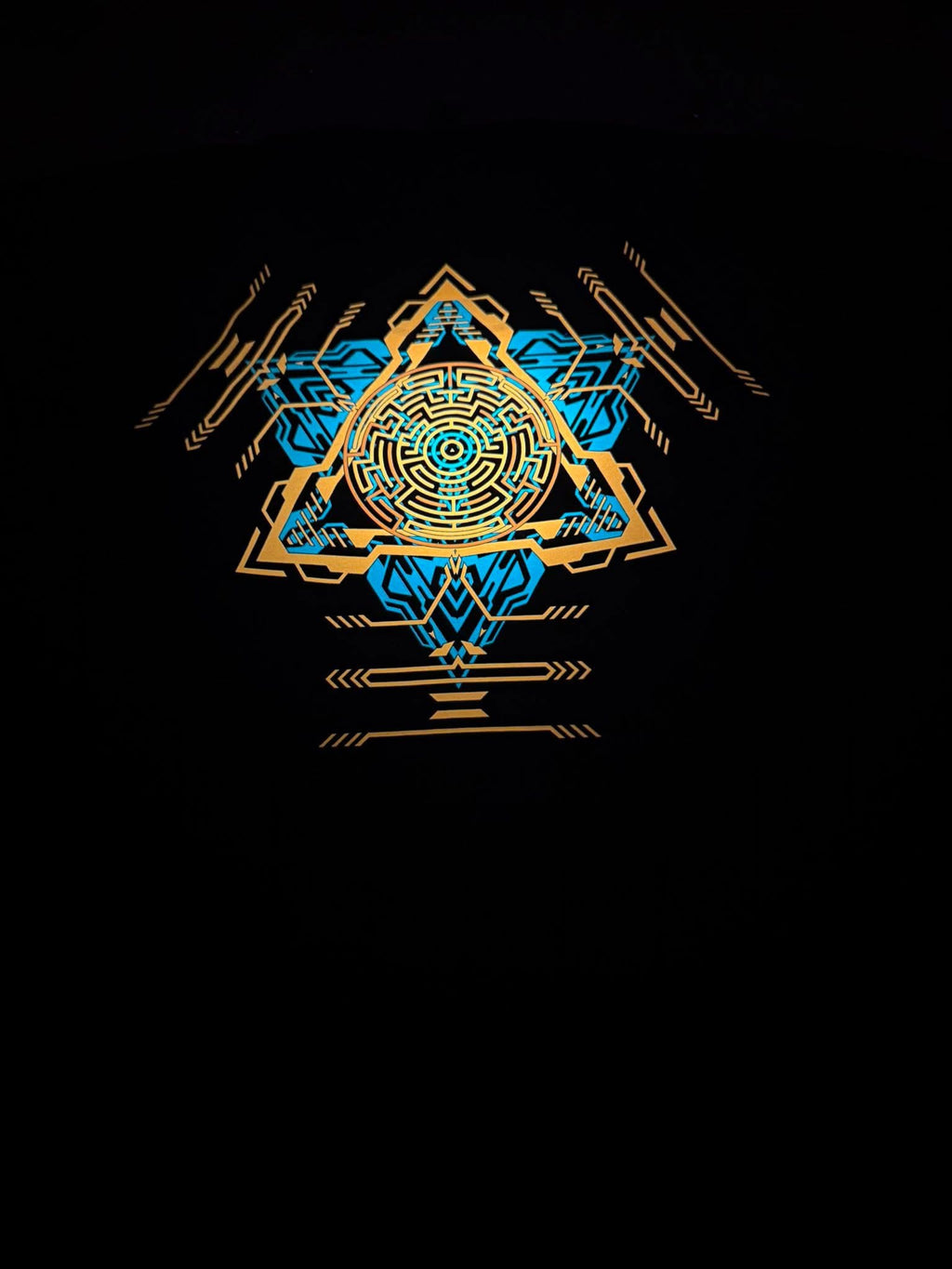 Techno Labyrinth(UV/Blacklight Reactive)-Double Sided-