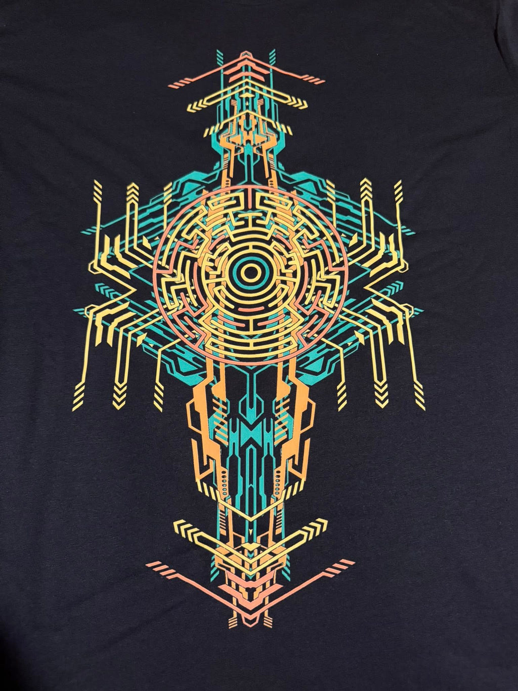 Techno Labyrinth(UV/Blacklight Reactive)-Double Sided-